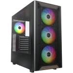 Montech XR Wood čierna / ATX / 2x USBA / 1x USB-C / 4X 120mm / bez zdroja / priehľadná bočnica (XR WOOD (B))