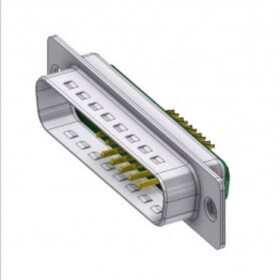 Deltron Connectors DTS 13W3 PZ/2 D-SUB hybridný konektor 180 ° Pólov: 13 1 ks; DTS 13W3 PZ/2