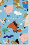 SHKOLYARYK Poznámkový zošit A6 Blue 1ks (mix) / Formát: A6 / Počet stránok: 80 / Štvorčekový (07018)