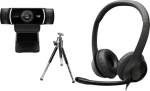 Logitech C922 Pro + H390 / Webkamera so slúchadlami / USB
