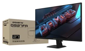 27" GIGABYTE GS27FA čierna / Monitor / SS-IPS / 1920x1080 / 180 Hz / 300 cd/m2 / HDMI + DP / VESA (GS27FA EK)