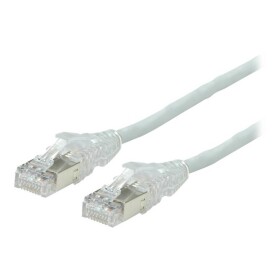 Secomp 21.05.0615 RJ45 sieťové káble, prepojovacie káble CAT 6A S/FTP 15.00 m sivá dvojžilový tienený, bez halogénov, samozhášavý 1 ks; 21.05.0615