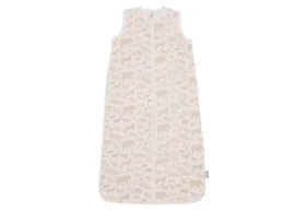 Jollein Spací vak 90cm Animals Nougat / Vhodné pre deti od 76 do 98 cm (cca od 6 do 18 mesiacov) (048-516-67044)