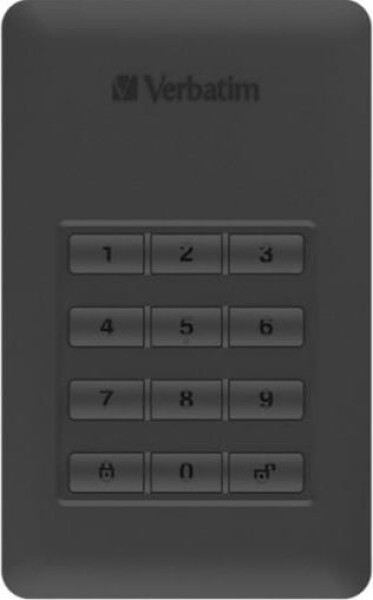 Verbatim Store 'n' Go Secure 2TB Čierno-strieborný (53403)