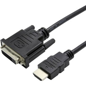 Value HDMI / DVI káblový adaptér Zástrčka HDMI-A, DVI-D 24+1pol. Zástrčka 0.15 m čierna 12.99.3115 HDMI kábel; 12.99.3115