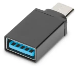 Digitus / Redukcia USB-C - USB-A / USB 3.0 / 5 Gbps / 3 A / čierna (AK-300506-000-S)