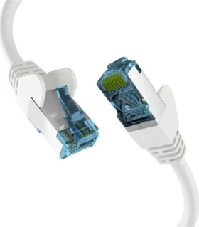 EFB Cat.7 S/FTP biela / Patch kábel / RJ-45 / LSZH / 600 MHz / 0,5 m (EC020200134)