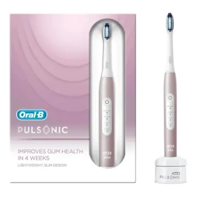 Oral-B Pulsonic Slim Luxe 4100 ružová / sonická zubná kefka / 2x hlavica / 62000 sterov / 3 programy / časovač (4210201305569)