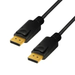 LogiLink DisplayPort 1.4 čierna / Kábel DisplayPort / 1 m / 8K/60 Hz (CV0119)