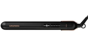 Grundig HS7030 čierna / Žehlička na vlasy / Keramické doštičky / LCD displej / 130-230 ° C (100001392402)