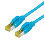Secomp 21.05.9604 RJ45 sieťové káble, prepojovacie káble CAT 6A S/FTP 10 m modrá dvojžilový tienený, bez halogénov, samozhášavý 1 ks; 21.05.9604