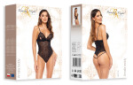 Dámske body Amalia teddy - BEAUTY NIGHT FASHION černá S/M