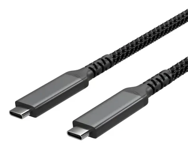 Shiverpeaks USB-C nabíjací kábel / Nabíjací kábel / USB 3.2 / PD 100 W / textilný / 1 m (FL31-75004)