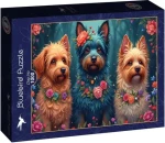 BlueBird Puzzle Psie trio