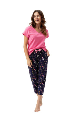 DÁMSKE PYŽAMO 637 3XL W/24 tmavě růžová XXXL