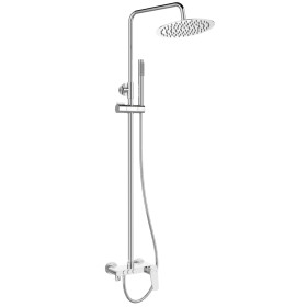 INVENA - Sprchový stĺp s batériou, Alonia Trend, chróm AU-70-D01-V