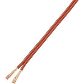 TRU COMPONENTS 1572357 opletenie / lanko LiY-Z 2 x 2 mm² červená, čierna 10 m; 1572357
