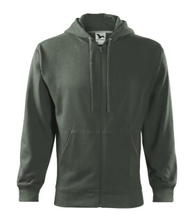 Trendy mikina na zips Pánske tmavé bridlice 2XL