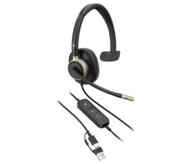 HP Poly Mission 815 čierna / Náhlavná súprava / Mono / USB-C (C01F8AA#AC3)