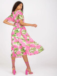 Dámske šaty DHJ SK 11331 2.32 pink-green - FPrice UNI