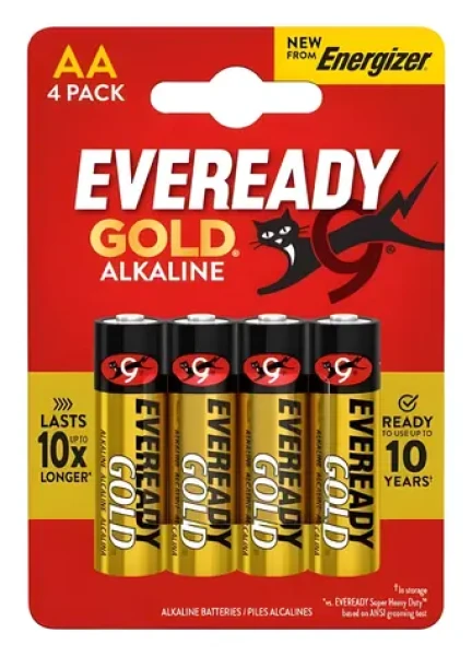 Energizer Eveready Gold AA / Batéria / Alkalická / 4 ks