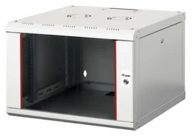 Equip Pro Mount svetlo šedá / Nástenný rozvádzač / 19" / 7U / 600x600 mm / pasívne chladenie / sklenené dvere (EPM-07-6060-G-CBAA)