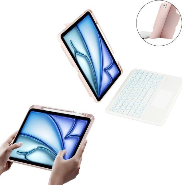 Tech-Protect Etui APPLE IPAD AIR 10.9 (4GEN / 5GEN) / 11.00 (6GEN) Tech-Protect SCMag Pen + Keyboard Ružová