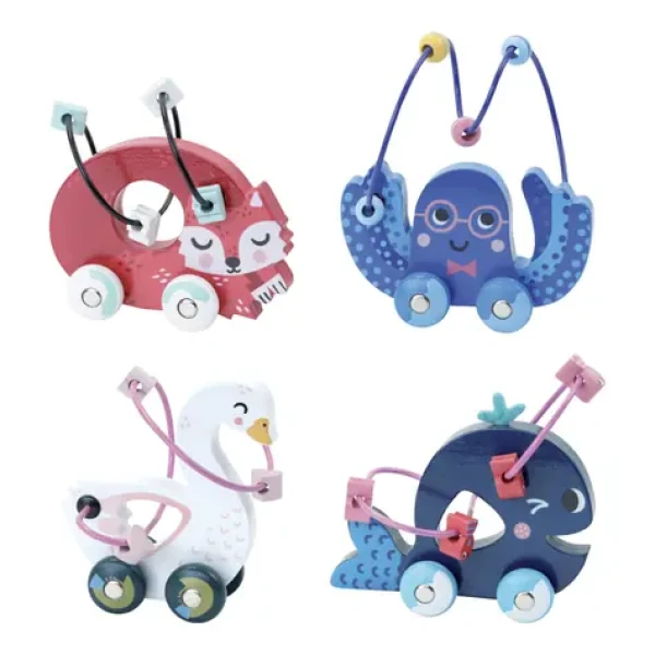 Vilac Drevený minilabyrint 1ks chobotnice