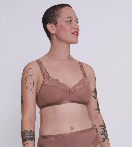 Dámska podprsenka Romance SI - BROWN - hnedá 1141 - SLOGGI CACAO 80C