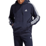 Adidas Essentials Francúzska froté mikina prúžkami IC0436