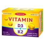 TEREZIA Vitamín D3 2000 IU + K2 120 µg 60 kapsúl