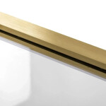 REA/S - Sprchové dvere Atlas 90 Brush Gold vľavo KPL-K4670