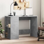 VidaXL Biurko, szarość betonu, 102x50x75 cm, materiał drevopochodny