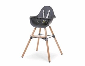 Childhome Evolu 2 Natural - Anthracite / Stolička 2v1 / od 6 mesiacov do 6 rokov (CHEVOCHNA)