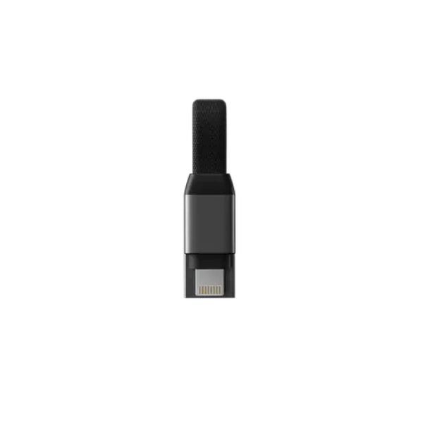 Rolling square inCharge PRO Kábel USB-A (M) - Lightning (M) čierna / magnetický (7640170469219)