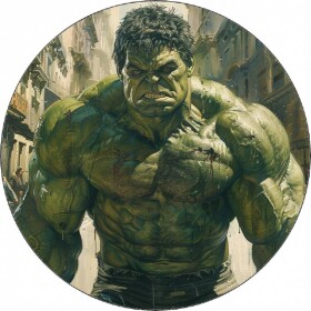 Jedlý papier Hulk na uliciach mesta 19,5 cm - Pictu Hap - Pictu Hap