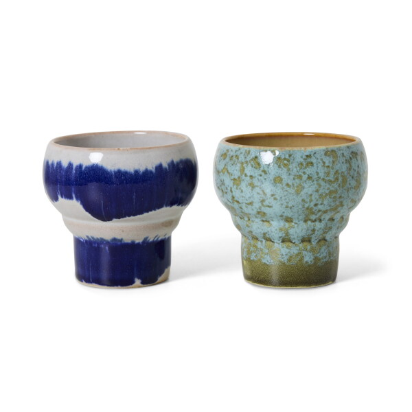 HK living Hrnček 70's Lungo Symbolist 200 ml – set 2 ks