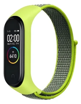 Beline NylonLoop žltá / Remienok / pre XIAOMI Mi Band 3/4/5/6/7 / nylonový