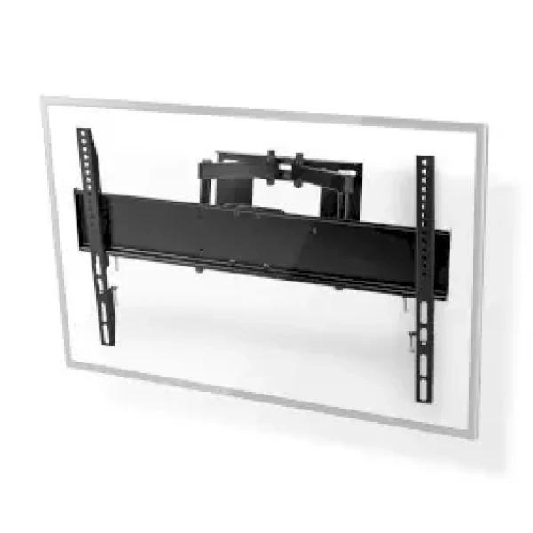 Nedis Nástenný TV držiak Full Motion / 37 - 80 " / Maximálna podporovaná hmotnosť obrazovky: 35 kg / Naklápací / Otočné (TVWM3551BK)