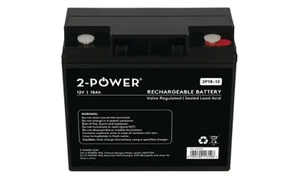 2-Power 2P18-12 / VRLA batérie / 12 V / 18 Ah (2P18-12T12)