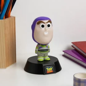 PALADONE Stolová lampa Icon Light Toy Story Buzz / 2x AAA batérie / Licencia Toy Story (PP16014TSIDEPM)