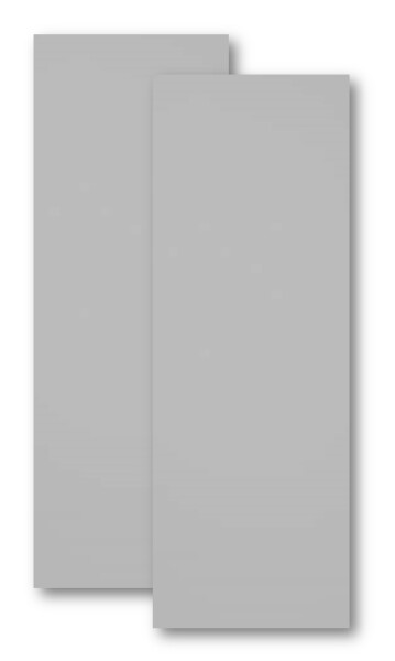 MEXEN - VELAR pro sprchové dvere 90x200 cm 8mm grafit, Sada samostatných skel 871-090-000-00-40