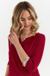 Pyžamo Cana 487 3/4 S-XL víno M