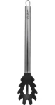 LAMART Inox Naberačka na špagety nylonová / Nylon s nerezovou rukoväťou / do 210 ° C / výška 32 cm / nerez-čierna (42003301)