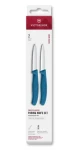 VICTORINOX Swiss Classic Kuchynský nôž 8 cm set 2 ks modrá / rovné a vrúbkované ostrie (6.7692.2C1)