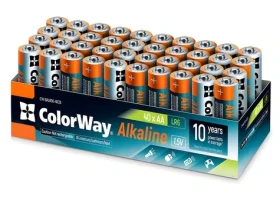 Colorway alkalická batéria AA 40ks / 1.5V (CW-BALR06-40CB)