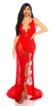 Soo Seductive! open back lace Red Carpet Dress Red Einheitsgroesse