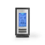 Nedis Meteorologická stanica / Vnútorné a Vonkajšie / Predpoveď počasia / Zobrazením času / LCD Disple (WEST201GY)