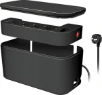 LogiLink LPS282U čierna / Zásuvkový blok / 5x zásuvka / 1,5 m (LPS282U)