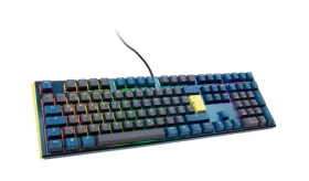 Ducky One 3 Daybreak MX-Speed-Silver modrá / Herná klávesnica / podsvietená / mechanická / drôtová (USB) / DE (DKON2108ST-PDEPDDBBHHC1)